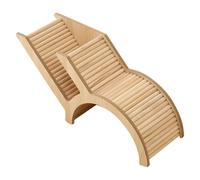 Escondites de madera para hámsteres, parque infantil con túnel de madriguera y escalera, corralito resistente para animales pequeños, diseño natural de 12.5 x 4.1 x 5.7 pulgadas para hámsters, jerbos,