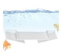 Escondites para Camarones De Acuario | Tubo Refugio para Peces y Gambas - Grande con Agujero Triangular y Terraza para Cangrejos de Río Loach Cíclidos y Mascotas Reptiles Terrario