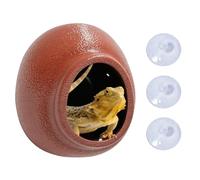 Escondites para Gecko Leopardo decoración Que Ahorra Espacio en Forma de | cueva refugio de reptiles Terrarios de , Cangrejos Ermitaños, Lagartos Pequeños, Arañas y Camaleones