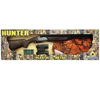 Arma Juguete GONHER Hunter 617/0, Escopeta Caza + Chaleco + Prismáticos