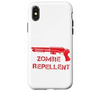 Escopeta Zombie Repelente Cazadores Humor Gráfico Carcasa para iPhone X/XS