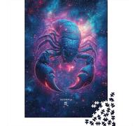 Escorpio Astrología Arte 1000 Piezas Cartón Extra Grueso Paquete De Rompecabezas para Adultos Desafío Juego Educativo Decoración De Paredes Idea De Regalo 70x50cm/1000pcs