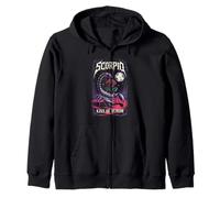 Escorpio Beso de Veneno Zodiaco Escorpión Luna Rosa Oscuridad Pow Sudadera con Capucha