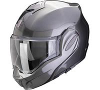 SCORPION EXO-TECH EVO PRO FIBRA GRIS E22.06 PANTALLA NEGRA REGALO - Color: GRIS, Talla: Talla L