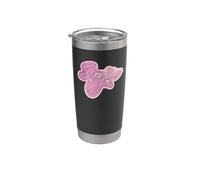 Escorpio Pink Dreamy Icing Aesthetic Zodiac Graphic Vaso térmico de acero inoxidable de doble pared
