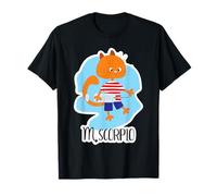 Escorpio Signo del Zodíaco Lindo Gato Astrología Horóscopo Camiseta