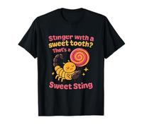 Escorpio Sweet Sting Candy Gráfico del zodiaco Camiseta