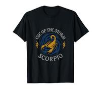 Escorpio Zodiac Ojo de la Tormenta Gráfico Camiseta
