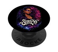 Escorpio Zodiaco Astrología Signo Horóscopo Arte Celestial PopSockets PopGrip Adhesivo