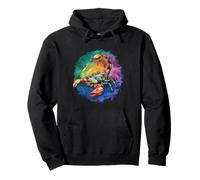 Escorpión en colores de agua brillantes Sudadera con Capucha