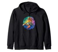 Escorpión en colores de agua brillantes Sudadera con Capucha