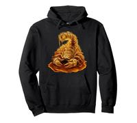 Escorpión Hombres Mujer Estética Oro Miel Escorpión Sudadera con Capucha