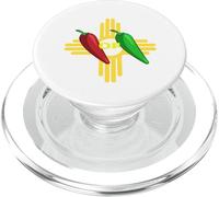 Escotilla Chile Rojo o Verde Nuevo México Zia PopSockets PopGrip para MagSafe
