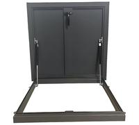 Escotilla de Acceso al Techo Comercial de Alta Resistencia con manija de Bloqueo, Cubierta Duradera para tragaluz de Techo para una protección Segura contra la Lluvia, Ideal para la segurida