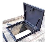 Escotilla de Acceso al Techo de Alto Rendimiento. Ventana de Techo de Acero con Recubrimiento de Polvo de Aluminio para tragaluces. Cubierta de Mantenimiento de Techo dur