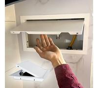 Escotilla de acceso de metal de 45,7 x 45,7 cm, puerta de pared de techo, barco, bañera con cierre magnético para una fácil instalación en paneles de yeso y espacios de arrastre