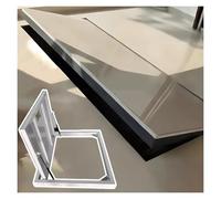 Escotilla de acceso empotrada con abridor de ventosa, puerta de entrada camuflada de acero para interior de sótano