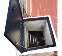Escotilla de acceso seguro al techo con resorte de gas y asa, puertas de sótano con cerradura, ideal para espacios de arrastre de 39 a 20 cm y solución de entrada segura