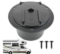 Escotilla de cable eléctrico RV - Cubierta de cable de alimentación RV | Escotilla de cable eléctrico | Cables pasan a través del organizador de cables, cables de alimentación cubiertos para mantener