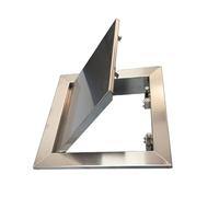 Escotilla de inspección de paneles de yeso con pestillo de botón, panel de acceso de acero inoxidable para un fácil mantenimiento del ático, techo y pared