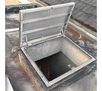Escotilla de mantenimiento de techo de acero inoxidable, solución de acceso duradera para una ventilación y entrada eficientes del techo