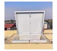 Escotilla de Techo, Cubierta de escotilla de Mantenimiento de Techo Exterior, Impermeable 760 x 510 mm (30" x 20"), Puerta de Acceso al sótano, Tapa Duradera para Espacio de Acceso para cimi
