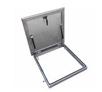 Escotilla de techo de acero inoxidable, puerta de acceso de emergencia resistente a la intemperie, 80 x 80 cm, tapa de escape para mantenimiento de techo, solución de acceso seguro para operaciones