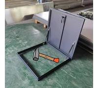 Escotilla de techo de acero inoxidable resistente, puerta de acceso antirrobo, resistente a la intemperie, tapa de escape de emergencia, placa de inspección de tamaño personalizado (35.4 x 35.4