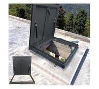 Escotilla de techo de aluminio con cubierta impermeable - Emerncy Access Solut para edificios comerciales y mantenimiento para mayor seguridad y comodidad