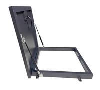 Escotilla de techo de aluminio: ventana de acceso for mantenimiento de tragaluz, tapa de seguridad de fácil instalación, placa de cubierta de emergencia for techo(29.5 * 29.5in/75x75cm)