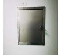Escotilla de Techo, escotilla de inspección Impermeable Personalizable con Cerradura - Puerta de Acceso Oculta de Acero Inoxidable para Techo, Pared y Suelo, tamaños Grandes y pequeños (96 x