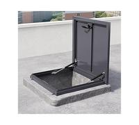 Escotilla de techo impermeable con mango de interruptor y junta de goma, acceso resistente a la intemperie para mantenimiento del techo, fácil instalación, ideal para techos de sótano