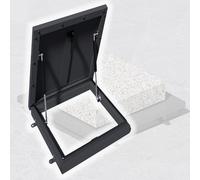 Escotilla de techo industrial para una fácil instalación, diseño resistente a la intemperie, 56 x 61 cm, ideal para edificios residenciales y terrazas. Solución de acceso