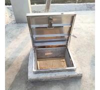 Escotilla de Techo, Puerta de Acceso de Metal Resistente a la Intemperie con pestillo y Cerradura, Tapa de Salida para ático y sótano, Cubierta de Techo Segura para un fácil Acceso (38x16 PU