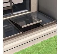 Escotilla de Techo, Ventana de Techo Tipo tragaluz - Puerta de ventilación y trampilla de Acceso al ático para una óptima visualización e iluminación del sótano (65x50cm/25.6x19.7in) - Diseñ