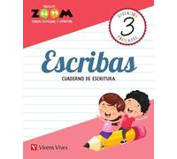 ESCRIBAS 3 CUADERNO DE ESCRITURA (ZOOM) - 9788468257754