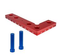 Escribe central cuadrado - Accesorio profesional de localización central, guía de posición de marcado equipada, mejora la precisión mientras crea calidad, excelente opción para ayudar a diversas