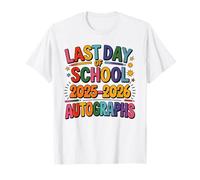 Escribe mi Lote de autógrafos de Firma Escolar del ÚLTIMO DÍA 2026 Camiseta