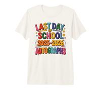 Escribe mi Lote de autógrafos de Firma Escolar del ÚLTIMO DÍA 2026 Camiseta Premium
