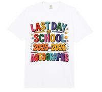 Escribe mi Lote de autógrafos de Firma Escolar del ÚLTIMO DÍA 2026 Comfort Colors Adult Heavyweight T-Shirt