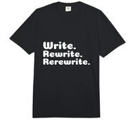 Escribe. Reescribir. Volver a Escribir. Escritura de Novedad Escritores Escritores Comfort Colors Adult Heavyweight T-Shirt
