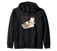 ESCRIBE Todos LOS DÍAS Máquina de Escribir Vintage Escritor Escritura Retro Meme Sudadera con Capucha