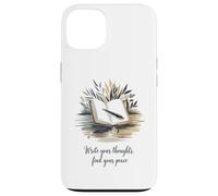Escribe Tus Pensamientos Encuentra tu Paz Tema Reflexión y Carcasa para iPhone 13