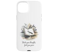 Escribe Tus Pensamientos Encuentra tu Paz Tema Reflexión y Carcasa para iPhone 15 Plus