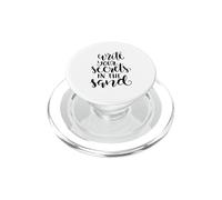 Escribe Tus Secretos en la Arena Verano Naturaleza PopSockets PopGrip para MagSafe