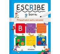 Escribe y borra - Preparados para Infantil (Pizarra+Rotulador)