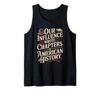 Escribió Capítulos de la Historia Americana Herencia Hispana Camiseta sin Mangas
