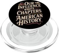 Escribió Capítulos de la Historia Americana Herencia Hispana PopSockets PopGrip para MagSafe