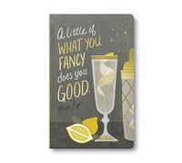 Escribir ahora Diario por Compendium: "Un poco de lo que te apetece te hace bien." - Tapa blanda con citas periódicas de tipo, 128 páginas a rayas