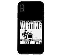 Escribir es para gente inteligente Autor Escritor divertido Carcasa para iPhone XS Max